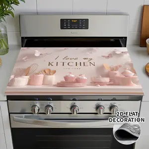 1pc Rubber Non-Slip Heat/Scratch Resistant Appliance Cover Suitable, Washing Machine, Dryer or Glass Countertop Protector - Heatproof Stove Top Protector, Fits Most Appliances (1pc) 28.3*20.5inch (72*52cm, 2D Flat
