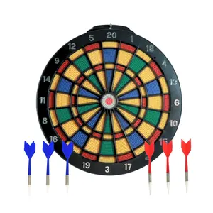12-Inch Safety Dart Set with 6 Darts, Plastic Dart Board, Soft Tip Darts, Ultra-Thin Spider, Safe for Pets and Old Children, Indoor Decoration, Party Game, Outdoor Waterproof, Portable Game, Entertainment Dartboard, Darts Sets