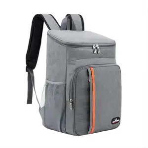 Large Capacity Leakproof Insulated Backpack Bento Bag, 1 Count Lightweight Beach Cooler Backpack, Storage Bag for Work, Lunch, Picnic, Camping