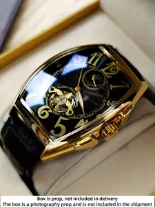 Bestselling Men's Automatic Mechanical Watch, Automatic Watches, Business Casual Waterproof Night Light, Fashion Simple Large Dial, Trendy Versatile High-End Men's Watch, Analog Watches