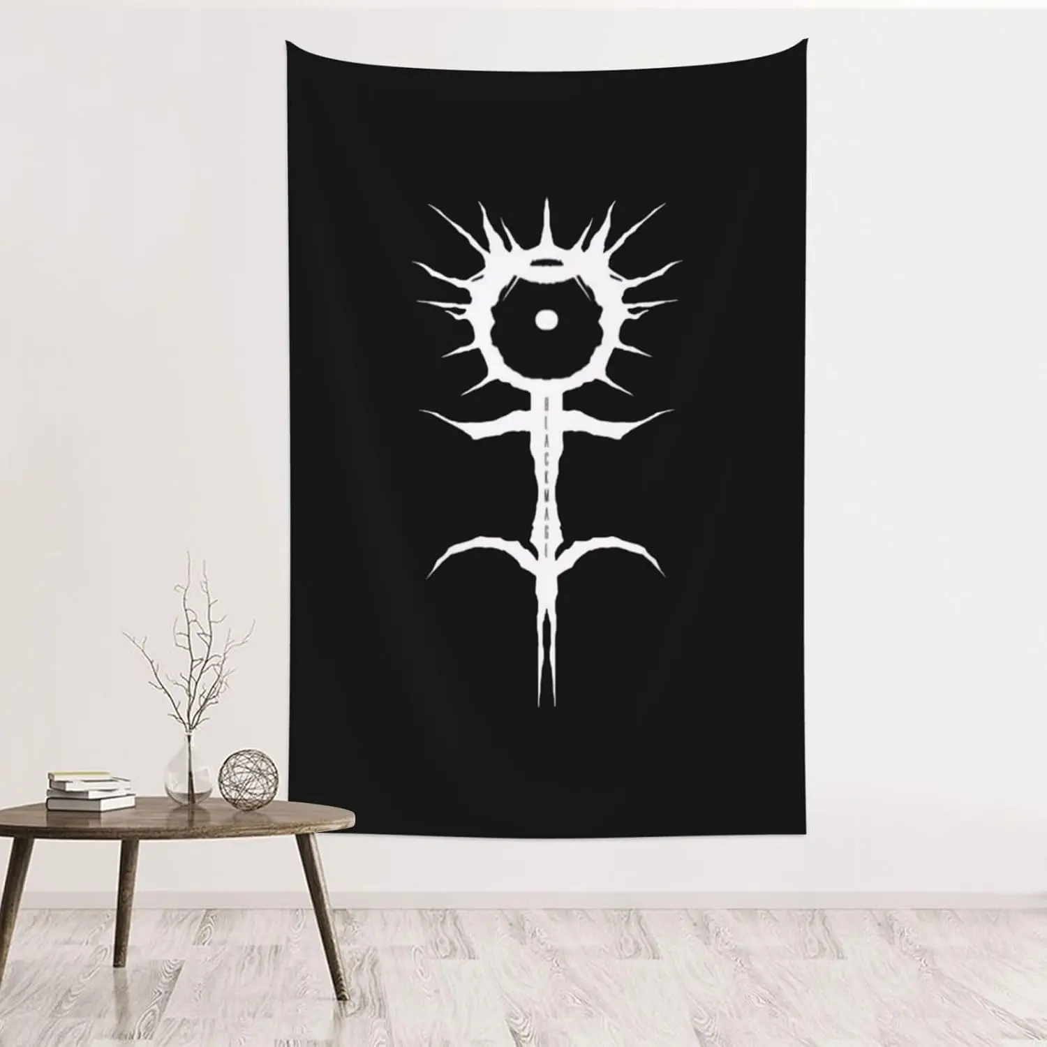 Ghostemane Full Print Tapestry - Home Inspo Light Peach Skin Strong Synthetic Wall Art, Soft Flannel Hand Wash Indoor/Outdoor Room Art Hanging Blanket with Multi-Size Option (30x40in/76x102cm), Letters