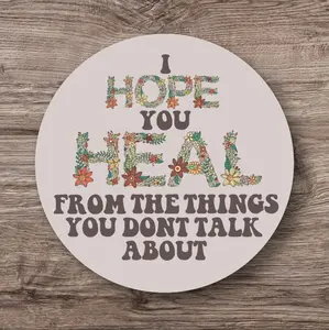 I Hope You Heal Circle Sticker