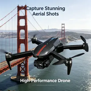 2026 Foldable Aerial Drone C13s Pro with 4K UHD EIS Anti-Shake Camera, GPS Precise Positioning System, 5G WiFi FPV Real-time Transmission,   Intelligent Obstacle Avoidance, Auto Return, 360° Stunt Roll, 2 Batteries for Adults Beginners Aerial Photography