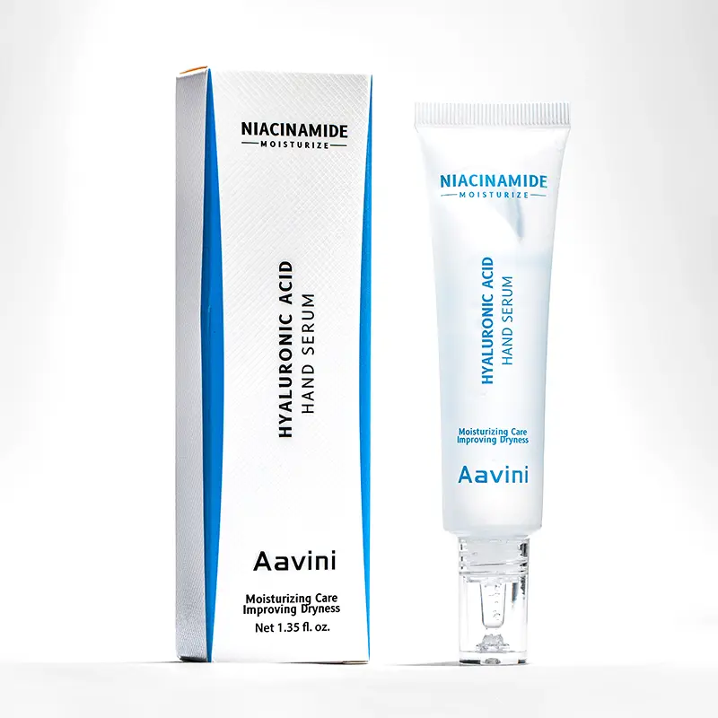 Aavini Hyaluronic Acid Hand Serum for Dry Cracked Hands With Enriched With Aloe, Niacinamide hand cream Moisturizing Hand 100ml Moisturizer