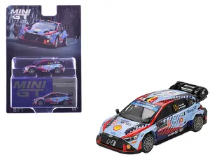 Hyundai i20 N Rally1 Hybrid #11 Winner "Rallye Monte-Carlo" (2024) 1/64 Diecast Model Car by Mini GT