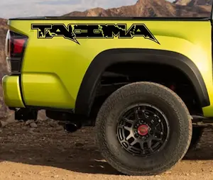 TACOMA RAPTOR STYLE Bedside Decal FITS TOYOTA  TACOMA ,Vinyl Decal, trd Off Road decal,Truck Bedside Decal set of two