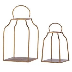 Gold King Cottage Lanterns Two Sizes