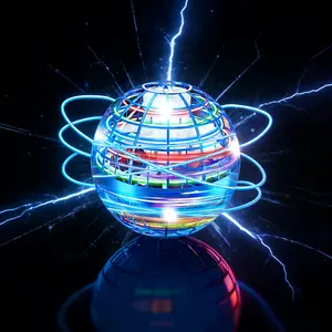LED Anti-Gravity Galaxy Boomerang Ball Hover Orb Fly Spinners for All Ages, Fun Indoor Outdoor Game Toys for 6-12 Year Olds & Teens, Safe Solid Interactive Flying Ball, Entertainment Game Props, Party Toys & Cool Gifts