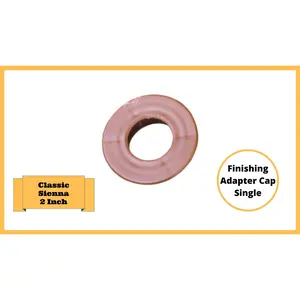 Raised Garden Bed Finishing Adapter Cap – 2” Replacement (Single-Brown)