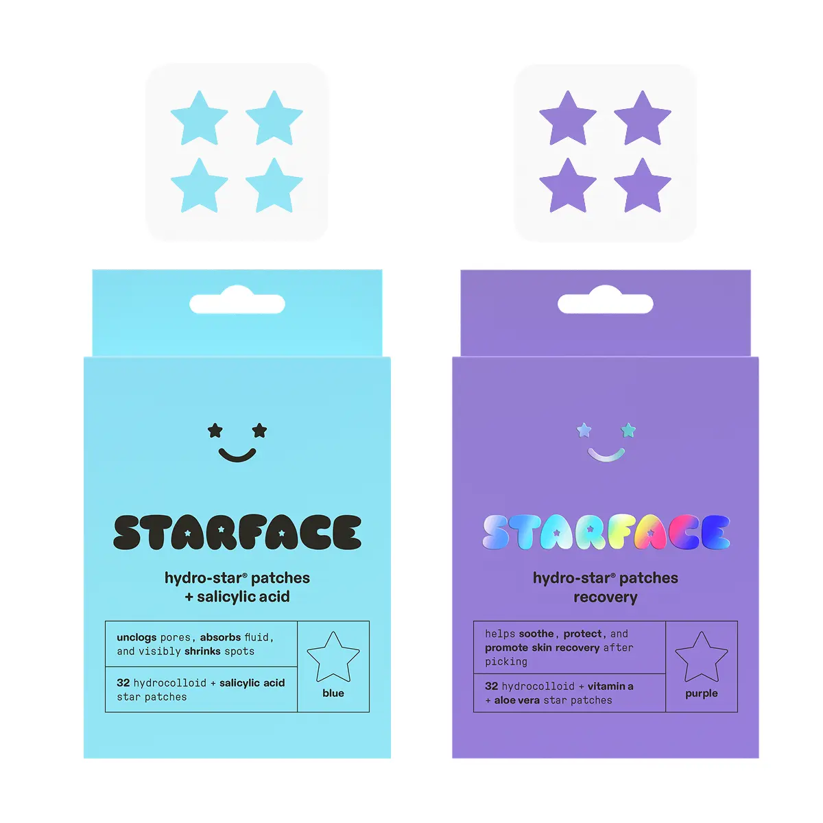 sal acid star 32 ct refill + recovery star 32 ct refill