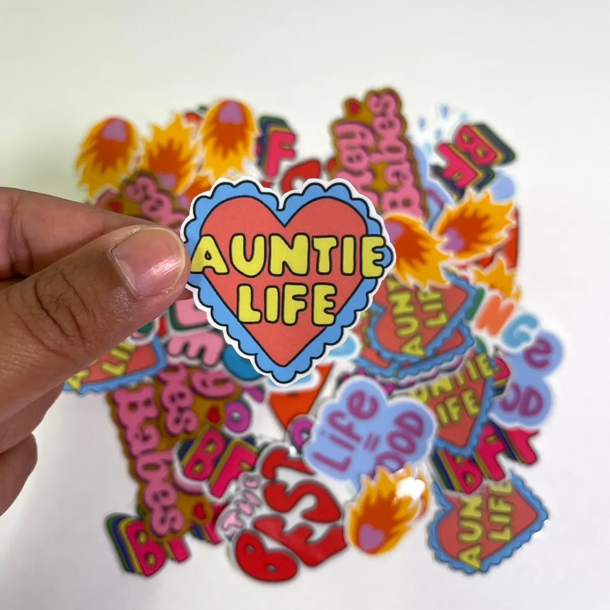 AUNTIE LIFE Sticker Waterproof