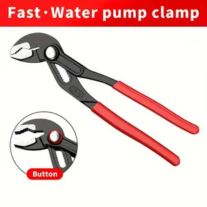 Industrial Large Opening Water Pump Pliers, Quick Pipe Wrench for Bathroom Repair, Essential Home Tool, 1pc Big Mouth Pliers