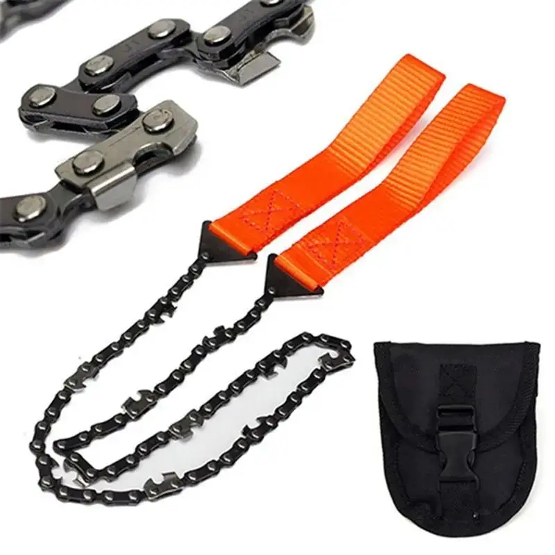 Portable Survival Chain Saw, Foldable Hand Saw, Survival Tool for Outdoor Camping, Equipment