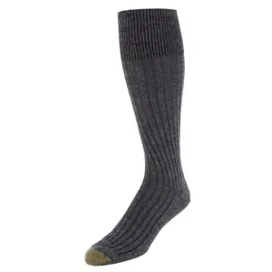 Gold Toe Mens Windsor Wool Over the Calf OTC Dress Socks (Pack of 3), Over The Calf Socks