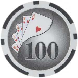 Yin Yang Poker Chip Heavyweight 14-gram Clay Composite Pack of 50