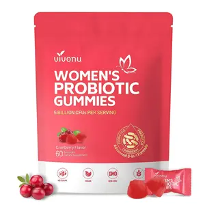 AAA Cranberry Probiotic Gummies | Targeting Body Odor, Women's Health, and Body Balance | Vegan (60 Gummies per Pack) SummerVibes