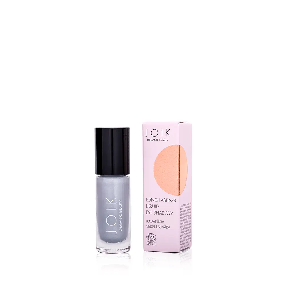 JOIK Long-Lasting Liquid Eye Shadow, Silver Grey, Crease-Resistant, Luminous Finish (JOIK Organic Collection)