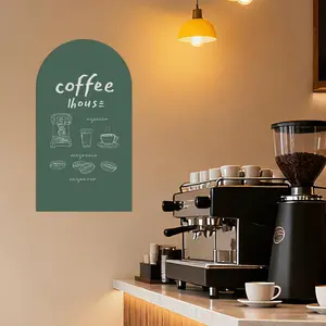 Dark green magnetic arched decal contact paper, 40cm80cm/50cm90cm, peel and stick wall self-adhesive magnetic wall panel stickers, suitable for peel and stick magnet contact paper rolls in homes, schools, restaurants, cafes, and offices.