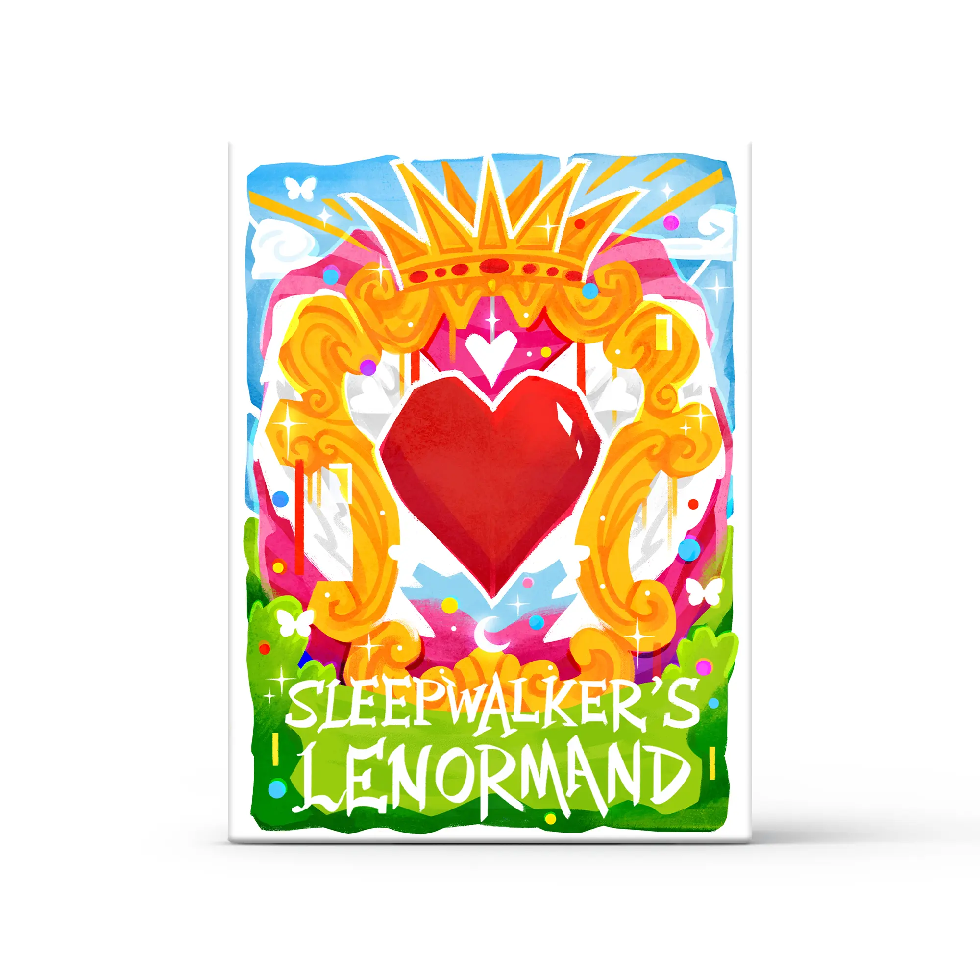 Sleepwalker's Lenormand - Traditional Lenormand Deck with 20 Spells for Guided Meditation and Spiritual Exploration