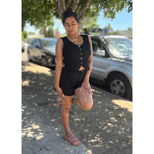 Emma Vest Set - BLACK