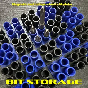 Hex Bit Blok (10 Pack) By Toolblok Modular Magnetic Tool Organizer