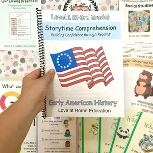 Storytime Comprehension: Building Confidence through Reading (CVC, K-8) Nonfiction, America Volume 1 Grade 7 Daily Reading Comprehension Workbook