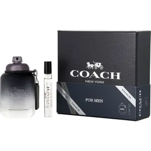 Coach For Men Set-Edt Spray 2 Oz & Edt Spray Mini 0.25 Oz Mini For Men