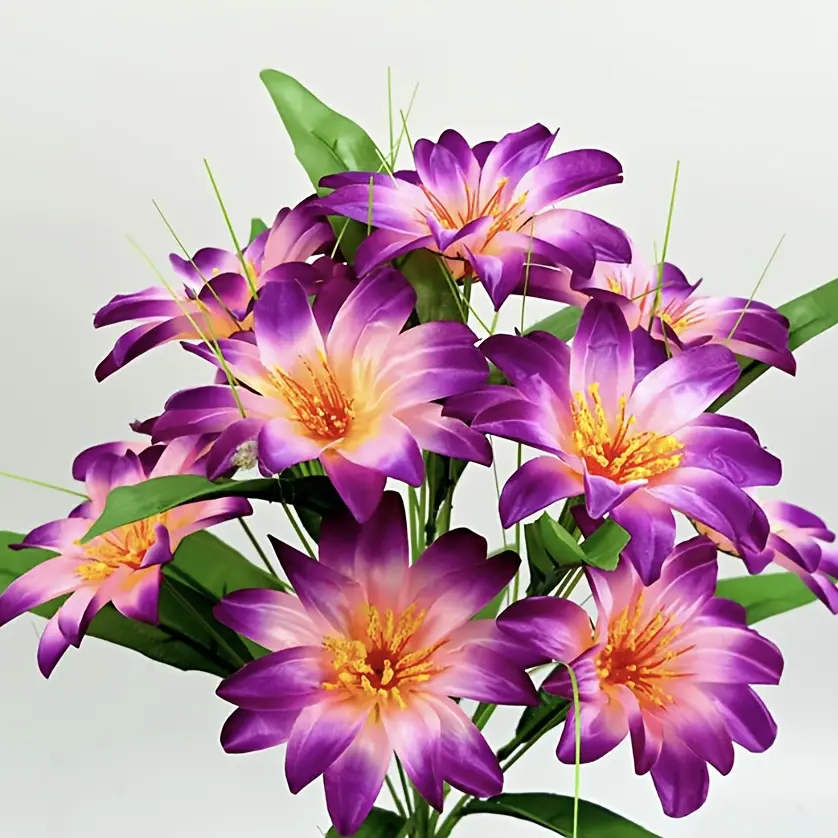 1 Simulated Peony Flower Bouquet -12 Forked Artificial Lotus Flowers, Set Decoration, Wedding Party Decoration, Birthday Banquet Housewarming Blessing Floral Arrangement