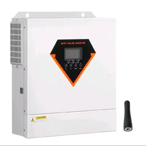 Hvbrid Solar Inverter 3000W All in One Pure Sine Wave Charaer, 120v Built-in 100A MPPT Solar Controller for Off-Grid System