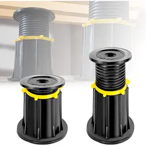 2-Pack Adjustable Height Bed Support , Upgraded Bed Frame Support , Bed  Replacement  for Bed Frame Center (5.3''-8.7")