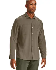 Under Armour Men's Green Payload Button Down Long Sleeve Work Shirt - 1345752-251