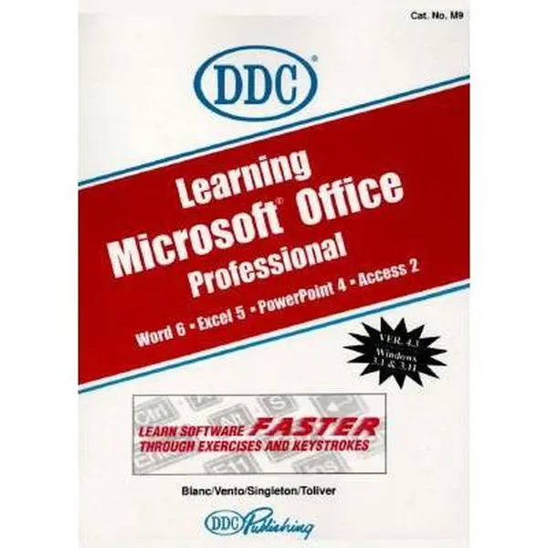 USED Book - Learning Microsoft Office: Professional Version Word, Excel, Powerpoint, Access by Vento (Hardcover) - english