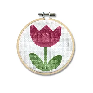Spot Colors Tulip Cross Stitch Kit