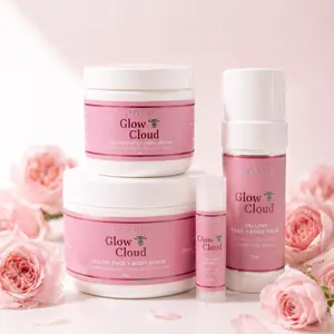 Glow Cloud 4pc Beef tallow collection ,beef tallow cream , beef tallow sugar scrub, beef tallow body balm, beef tallow lip balm