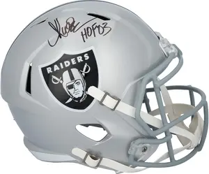 Marcus Allen Los Angeles Raiders Autographed Riddell Speed Replica Helmet with " HOF 03" Inscription - Fanatics Authentic Certified