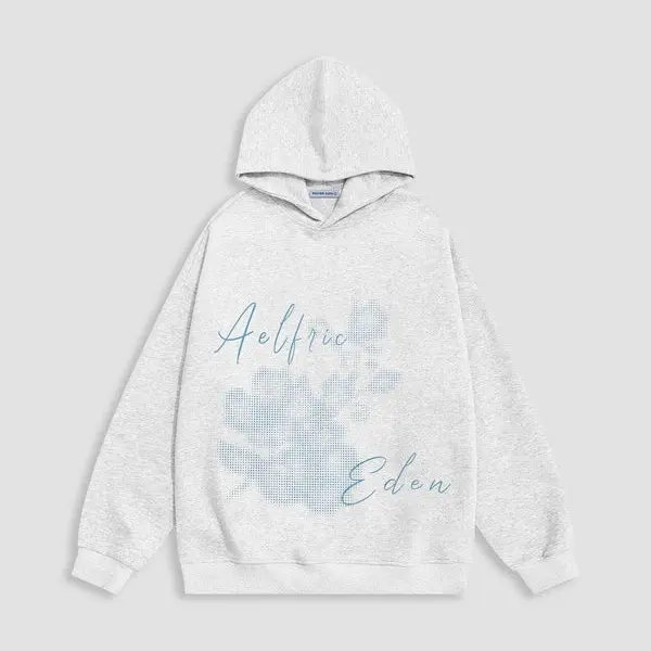 Aelfric Eden Blurring Flower Print Hoodie