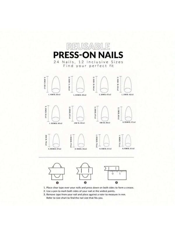 [Chic Cat-Eye Nails] Glossy Green Marble French Cat-Eye Press-On Nails| Medium Almond Shape, Removable Fake Nails With Teal & White Vein Design For A Chic, Cold Look