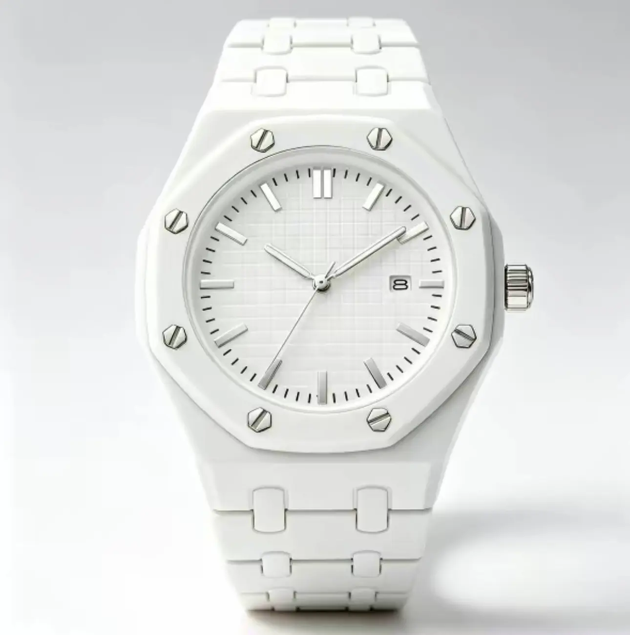 Men's Modern Colorways Sports Stopwatch - Deep Navy, Pure White, Classic Black - 3 Color Options to Choose Your Style
