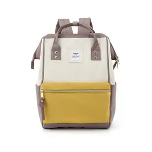 Holly Daze 15" Waterproof Backpack-WHITE/LEMON/TAUPE