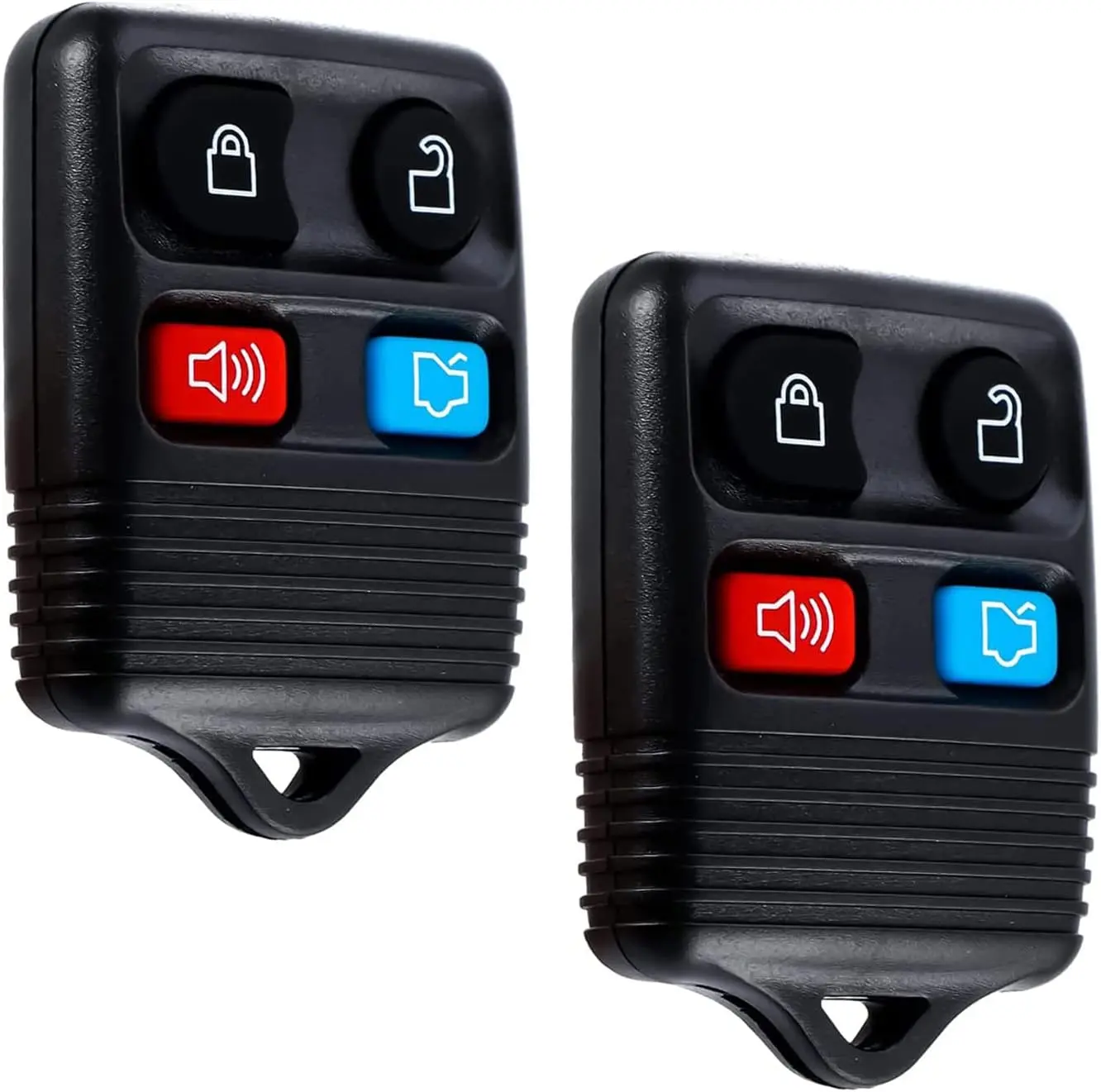 Keyless Entry Remote Clicker Control Replacement Fit for Escape Focus Fusion Mustang Taurus Explorer| Lincoln| Mercury| 4 Button Car Key Fob CWTWB1U345 Pack of 2
