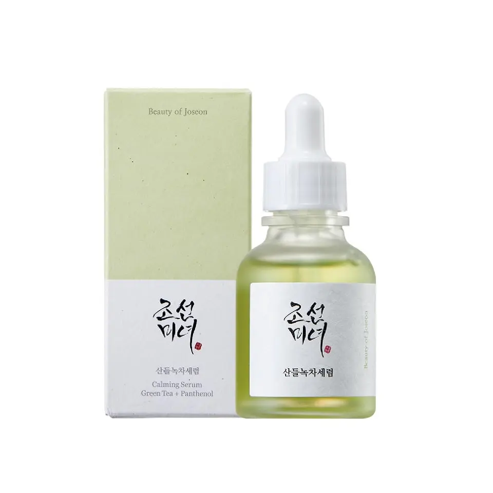 Beauty of Joseon Green Tea + Panthenol Calming Serum, Lightweight Hydrating Formula for Stressed, Dry, and Sensitive Skin, Korean Beauty, 1.01 fl oz, Daily, Moisture, Soothing, Antioxidant, 30Ml, Oil-Free, Smooth Skin Routine, Hydration, Moisturizing