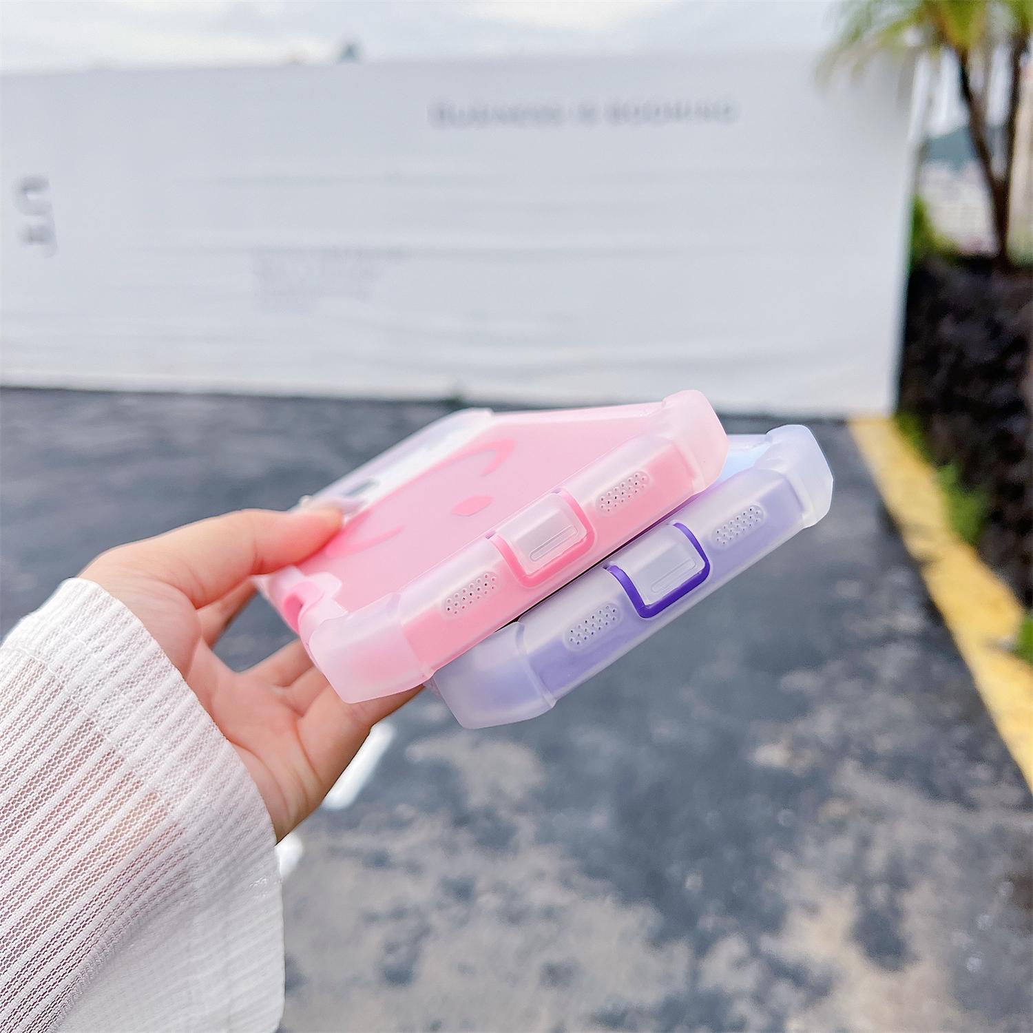 HOTSIAD Iridescent Laser Fluorescent Cute Phone Case [MagSafe Compatible] Shockproof Anti-Slip Anti-Scratch Drop Protection Case for iPhone 17 16 Pro Max 15 14 13 Pro Max