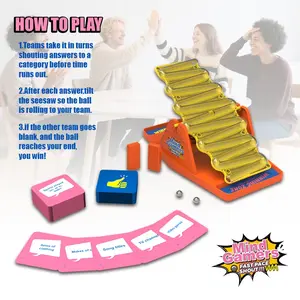 Pivot Timer Quiz Table Game, Fast-Paced Multiplayer Competition, Family Parent-Child Gathering Interactive Puzzle Toy, Ideal Gift for Halloween Christmas Thanksgiving Back-To-School Spring Easter Ramadan New Year Birthday Present