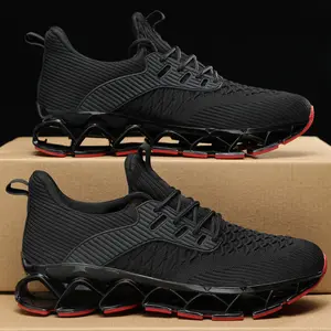 Men's Slip on Walking Running Shoes Blade Tennis Casual Fashion Sneakers Comfort Non Slip Work Sport Athletic Trainer