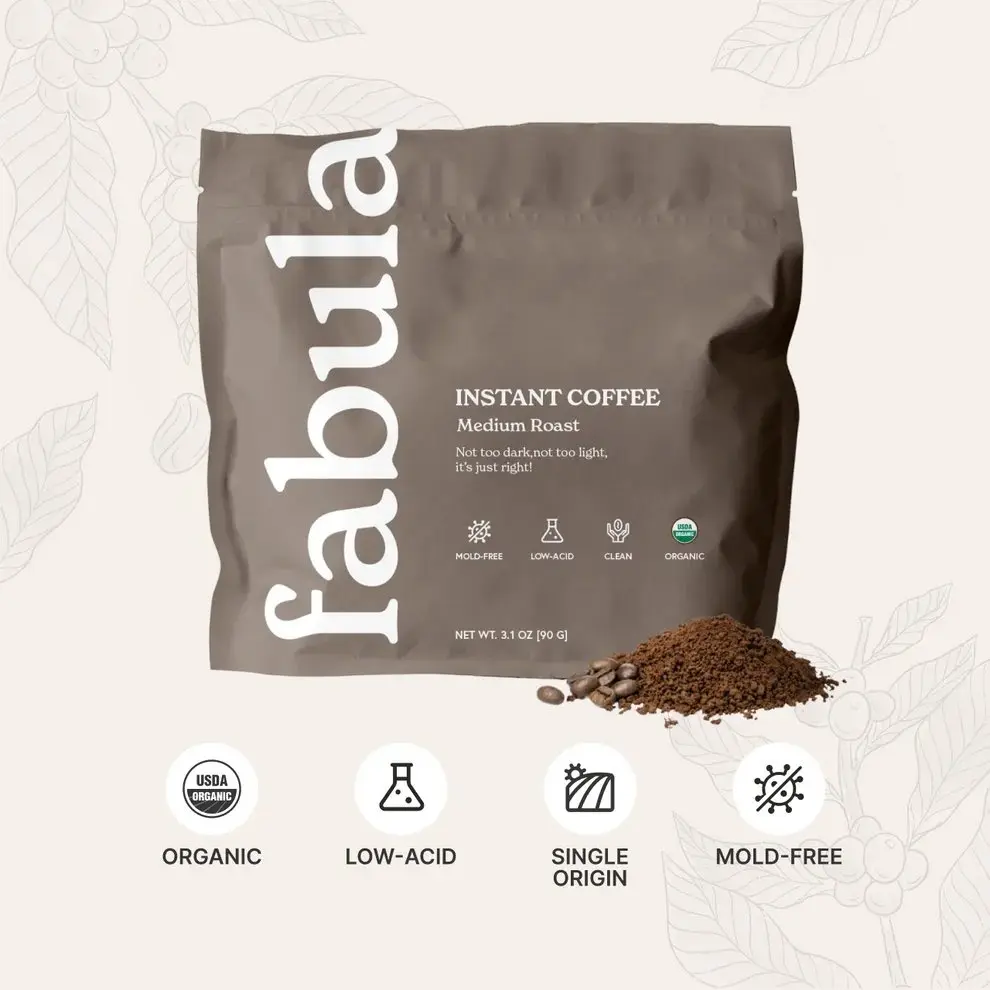 Organic Instant Coffee, Regular Organic Instant Coffee, Regular