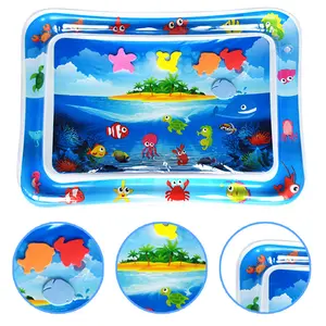 Baby Pet Universal Water Pad, Inflatable Fillable Mat, PVC Game Mat, Water Play Mat, Visual Stimulation, Action Ability Training, Educational Toy