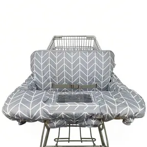 Shopping Cart Cover for Baby ICOPUCA High Chair Cover, Reversible, Machine Washable for Infant Toddler Boy or Girl