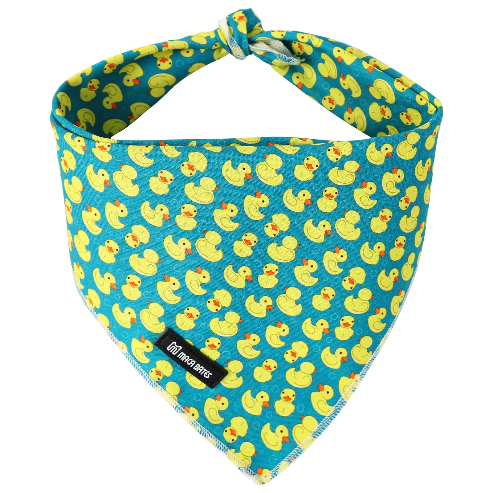 Maca Bates Bright Cotton Fabric Dog Clothing Triangle Bandana - Adjustable, Soft Summer Scarf for Small & Large Pets, All Seasons Handkerchief Gift tiktokshopbacktoschool