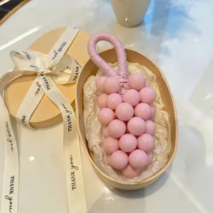 Handmade DIY Grape Soap 200g, Cleanser, Body Care, Macaron Colors, Natural Gentle Moisturizing Hydrating Cleansing, Long-Lasting Scent, Perfect Home Decor Gift