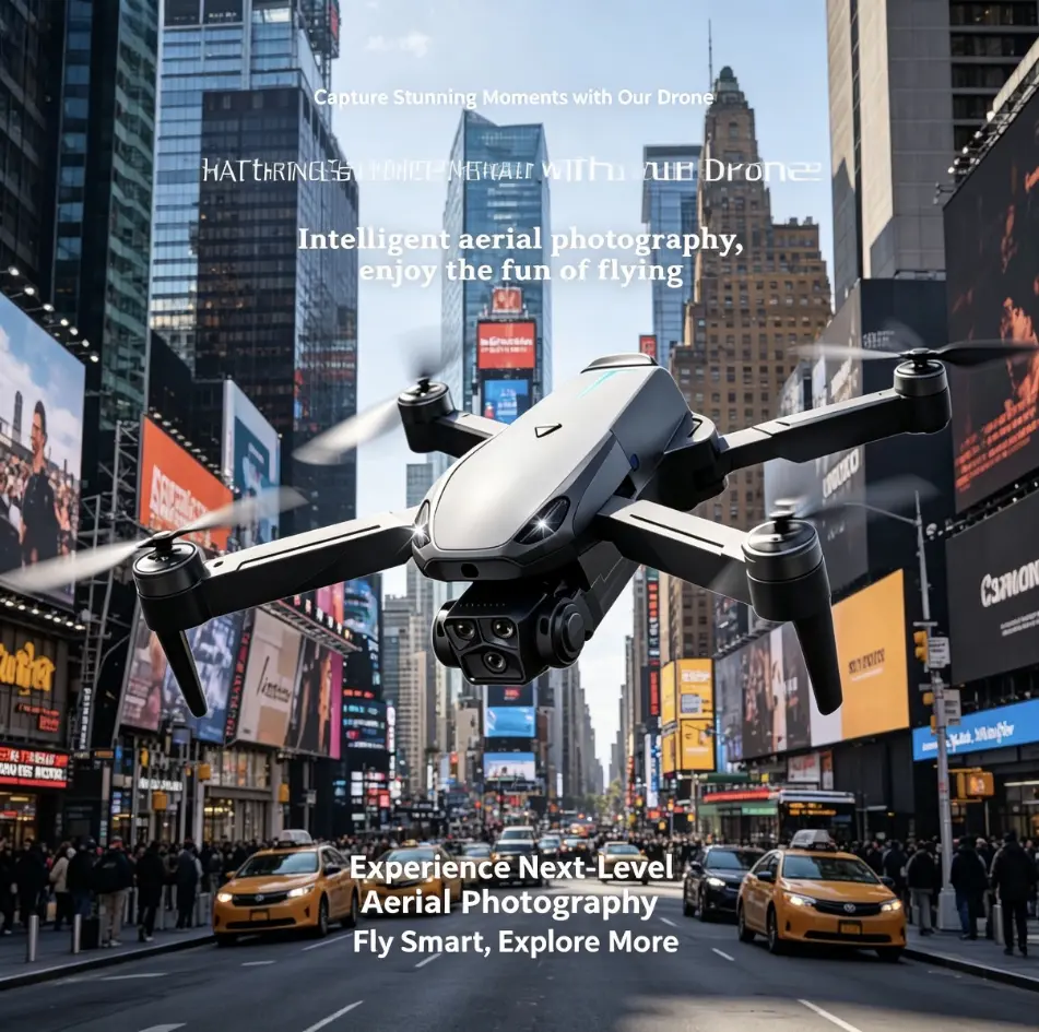 M8 Pro 2026 Foldable GPS Drone with 4K UHD EIS Camera, 5G FPV Transmission, Intelligent Obstacle Avoidance, Auto Return, 360° Flip, Dual Batteries – Easy-to-Fly Drone for Beginners & Adults